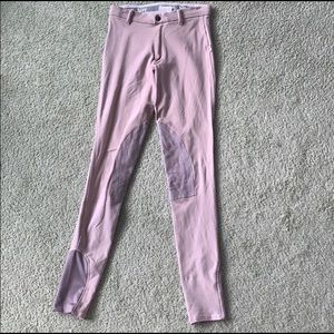 DEVON AIRE tan knee patch riding breeches